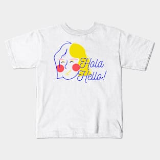 HOLA HELLO Kids T-Shirt